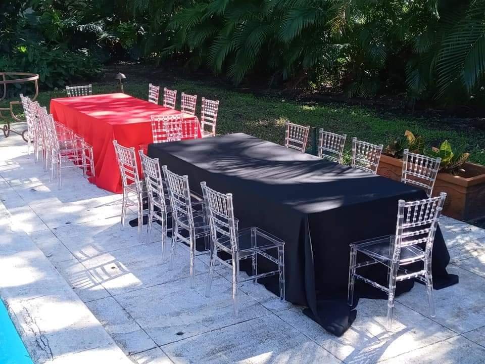 Kids chiavari clear chairs