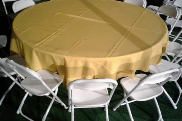 Kids white folding chairs